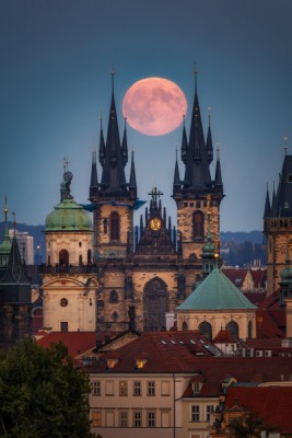 Czech Republic, Prague, Church of Our Lady before Týn by Valeria Semenova