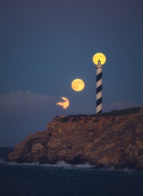 Spain, Ibiza, Moscarter Lighthouse by Jose Antono Hervás Mora