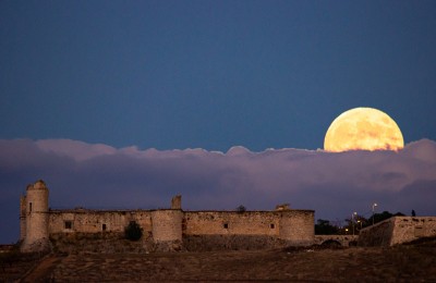 Spain, Chinchón, Castle of Chinchón by Gabriel Gómez