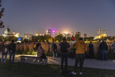 USA, Minneapolis, City Skyline by Mike Shaw