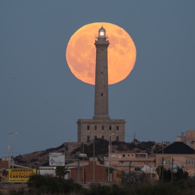 Spain, Cartagena, Cabo de Palos Lighthouse by Jorge Carrillo Lova