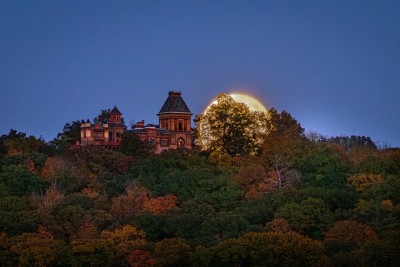 USA, New York, Frederic Church's Olana Residence by Robert Frowenfeld